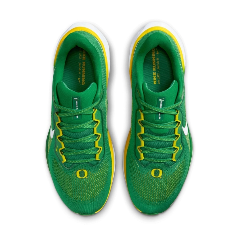 Nike Green and White Athletic Shoes with Air Zoom Technology